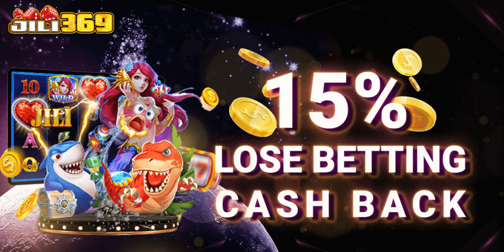 63jili online casino betting losses 15% cash back